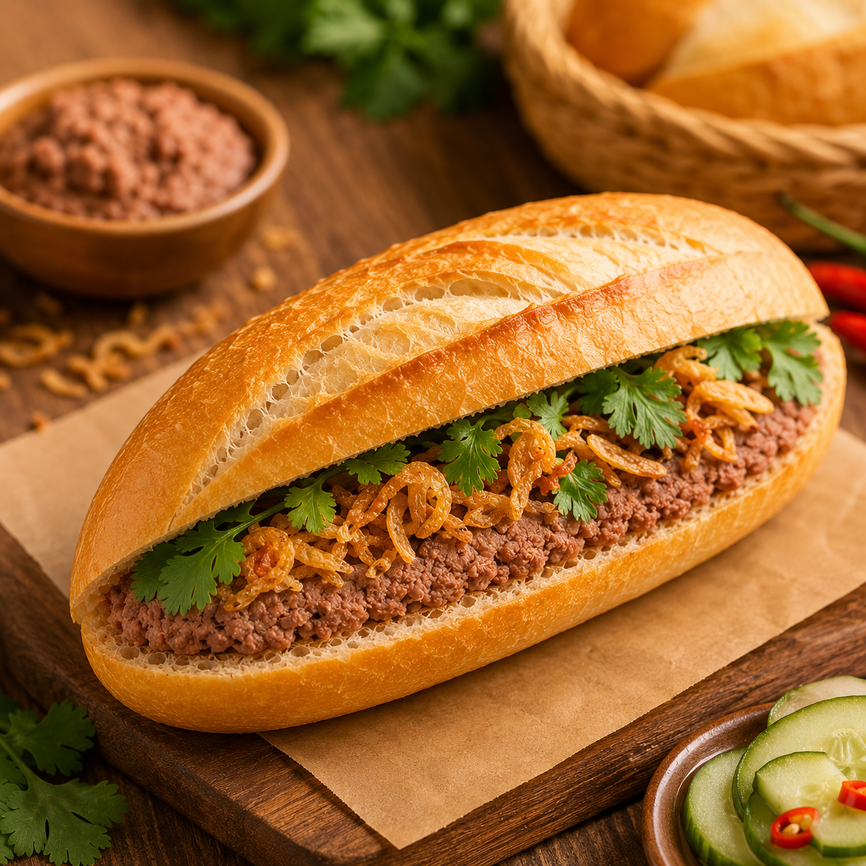 Bánh mì pate
