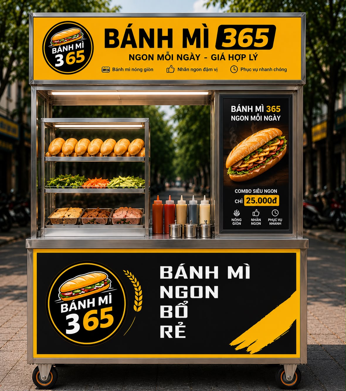Xe bánh mì Bánh Mì 365